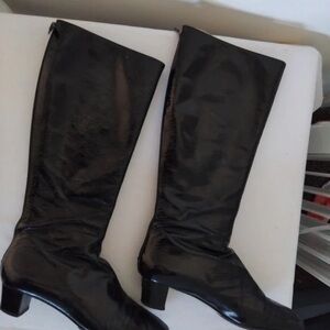 Elegant Black Over the Knee Women's Boots